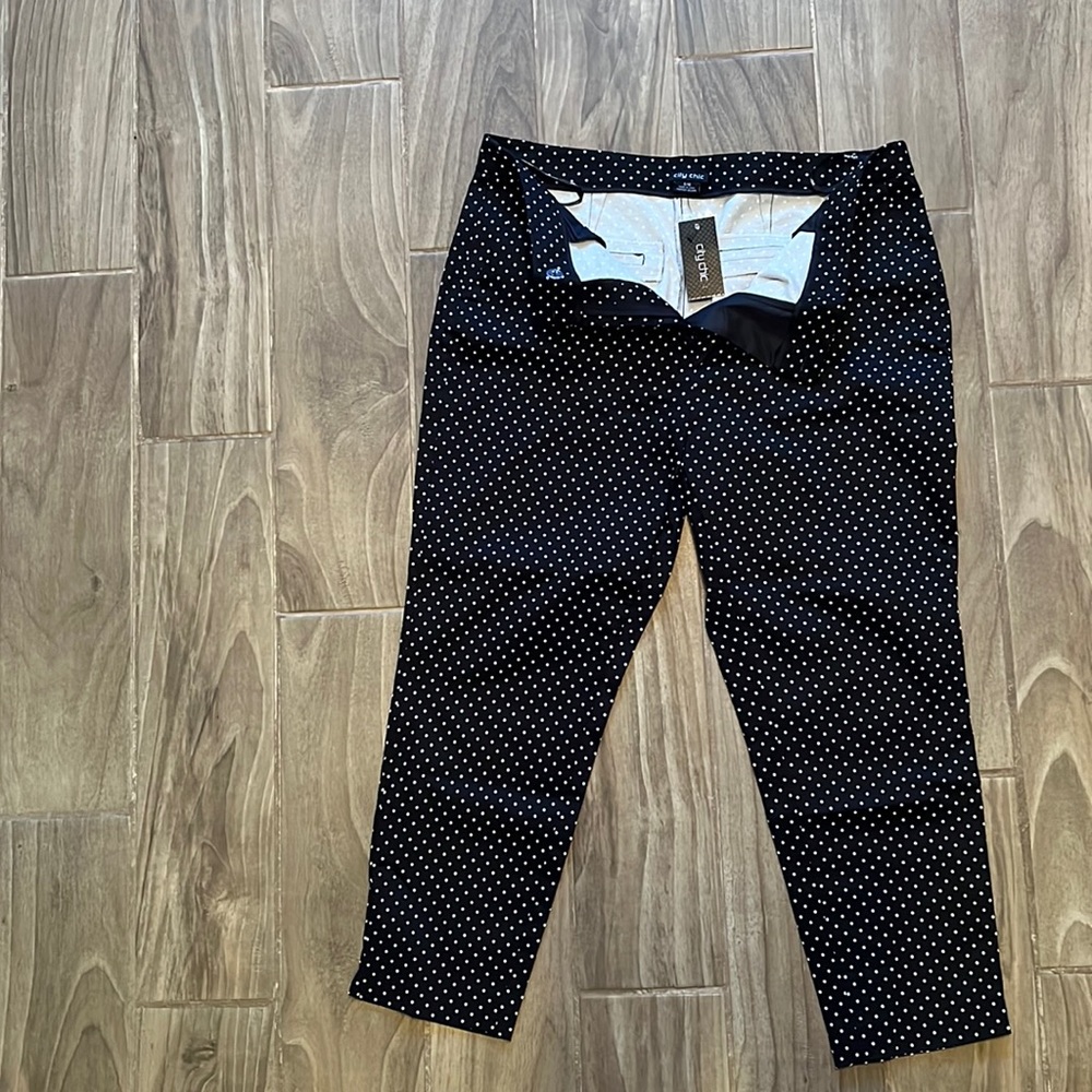 City Chic Polka Dot Pants